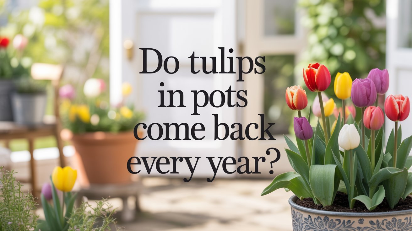 Do Tulips in Pots Come