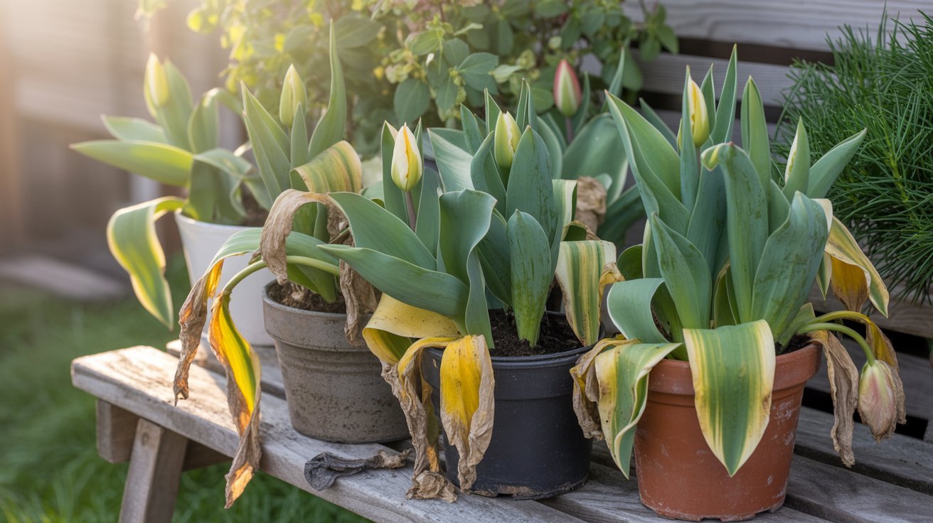 Let Foliage Die Back Naturally